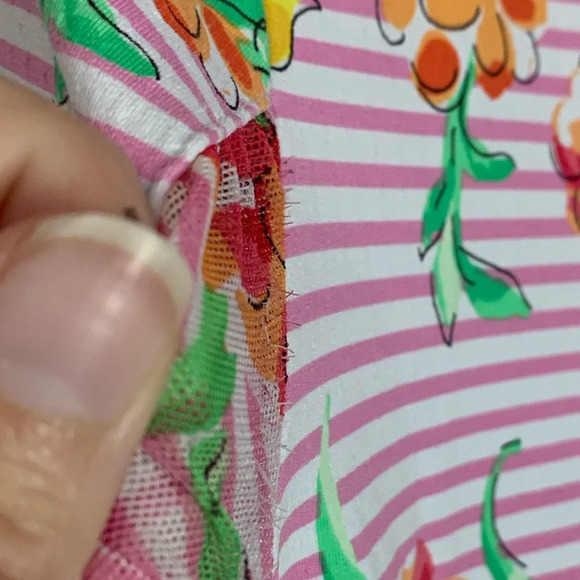 IBKUL Womens Top Large 1/4 Zip UPF Long Sleeve Pink Floral Mesh Golf Pickleball - Picture 10 of 14